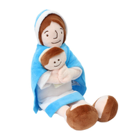 Poupée de chiffon en tissu brodé personnalisé poupée arabe Maria en peluche douce