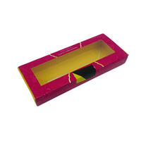 CHING TA boîte d'emballage de taille personnalisée fenêtre transparente Logo imprimé personnalisé accessoires de mode cadeau en papier personnalisé artisanat UV