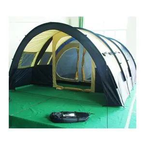 Wind Valley High Quality Big Folding Outdoor Camping Hiking 4-6 Person Large Family Tunnel Tent