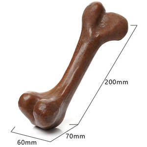 Yıkılmaz köpek oyuncak agresif Chewers lezzetli kemik diş çıkarma sopa sert Bite dayanıklı büyük köpek kemik çiğnemek oyuncaklar - Product Image 4