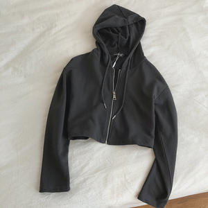 All'ingrosso <span class=keywords><strong>donna</strong></span> felpa <span class=keywords><strong>con</strong></span> <span class=keywords><strong>cappuccio</strong></span> ritagliata da <span class=keywords><strong>donna</strong></span> stampa personalizzata <span class=keywords><strong>con</strong></span> coulisse bianca semplice felpa <span class=keywords><strong>con</strong></span> <span class=keywords><strong>cappuccio</strong></span> - Product Image 5