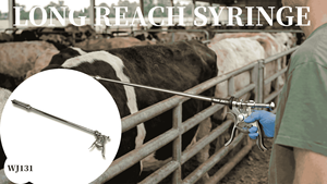 Pistola de Inyección Animal Reutilizable WANJIA, <span class=keywords><strong>Jeringa</strong></span> Continua de Acero Inoxidable para Uso Agrícola - Product Image 2