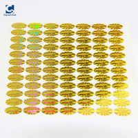 Feuille personnalisée à Laser de pièces, Double couleur pour boîtier doré, autocollant holographique en vinyle blanc imprimé