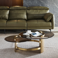 Ensemble de tables et chaises en verre pour café, de luxe et moderne, pour les cafés
