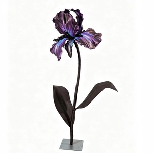 Fleur géante d'<span class=keywords><strong>iris</strong></span> en EVA faite à la main, imperméable, grande décoration florale pour mariage, vitrine de centre commercial, exposition, décoration d'événements - Product Image 6