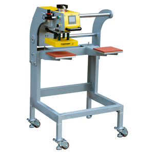 Quần áo cổ nhãn kỹ thuật số thăng hoa máy in 15x15 đôi trạm Máy ép nhiệt nhỏ Logo dán máy in - Product Image 1