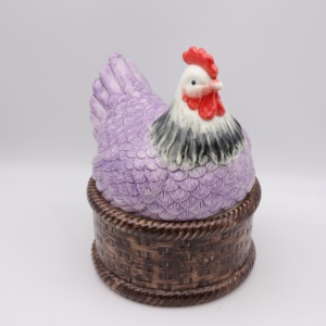 Tùy Chỉnh Handmade Sứ Nhà Bếp Ca Cao <span class=keywords><strong>Cookie</strong></span> Kẹo Ngũ Cốc <span class=keywords><strong>Jar</strong></span> Gốm Sống Động Như Thật Gà Hen Dậu Động Vật Lưu Trữ <span class=keywords><strong>Cookie</strong></span> Lọ - Product Image 2