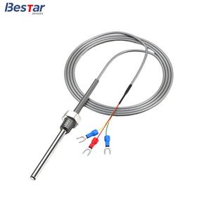 M10 螺纹 A 级 <span class=keywords><strong>PT100</strong></span> RTD 铂电阻探头 高温传感器 <span class=keywords><strong>Pt100</strong></span> Rtd 传感器 OEM ODM 可定制 - Product Image 1