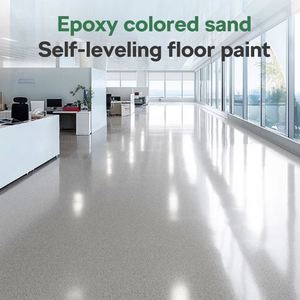 DEQI Epoxy Colored Sand Floor <b>Coating</b> Marble Effect Colored Sand Texture for Garage Office Use Brush Application Liquid <b>Coating</b> - Product Image 3