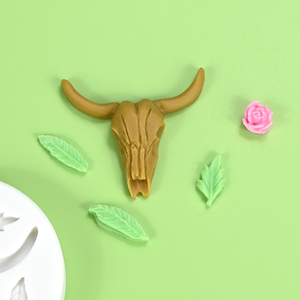 Moldes <span class=keywords><strong>de</strong></span> Silicona con Forma <span class=keywords><strong>de</strong></span> Cabeza <span class=keywords><strong>de</strong></span> Toro AK para <span class=keywords><strong>Fondant</strong></span>, Chocolate, Caramelos, Arcilla, Plastilina, Herramientas para Niños, Decoración <span class=keywords><strong>de</strong></span> Pasteles, Repostería - Product Image 5