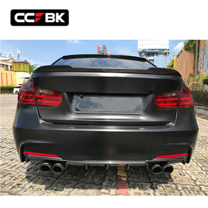 Pour <span class=keywords><strong>BMW</strong></span> F30 320i 328i 330i 335i 340i F80 M3 CS 2011-2018 Aileron de coffre arrière en carbone sec style CS Becquet de coffre Becquet de type Ducktail - Product Image 3