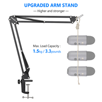 Support de microphone extensible Neewer avec bras articulé et pince de fixation pour table