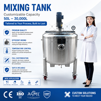 Mélangeur de liquide industriel en acier inoxydable Équipement de la machine Réservoir de mélange de liquide en acier inoxydable