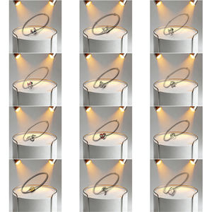 Pulseras y Brazaletes de Plata de Ley 925 Originales con Dijes de Corazón, Cuentas y Cadenas de Serpiente para Mujer, Joyería de Lujo DIY en Oro Rosa - Product Image 3