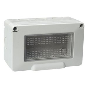 Boîte de distribution 4P IP55 pour 504 prises avec couvercle en matériau PC compatible avec les modules Vimar Plana 4 - Product Image 2