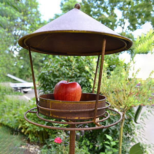 Alimentador Pólo do pássaro de JH-Mech para fora para observar alimentadores eretos livres do pássaro do aço resistente do pássaro do Weathering selvagem exterior - Product Image 2