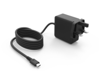 Chargeur mural USB C 65W CE FCC GaN PD3.0, adaptateur universel pour ordinateur portable, câble fixe, prise AC US UK AU EU pour Dell HP Lenovo, logo personnalisé