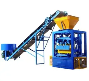 Hot sale Qt4 - 24 Simple and easy to operate fully automatic brick making machine popular in Africa and America