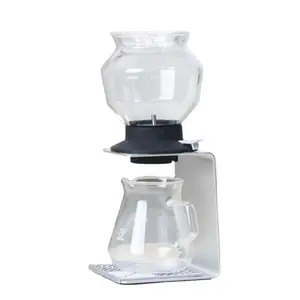 Ethiopian phong cách Nhật Bản Bạc Thủy Tinh Trà Dripper Set với Stander và trà nồi cà phê & Tea Set