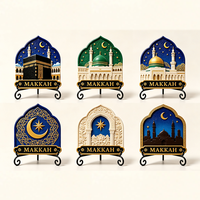 Plaque murale islamique personnalisée en résine, figurine en relief de la Kaaba, Makkah, Masjid Al Haram, Grande Mosquée, vente en gros OEM