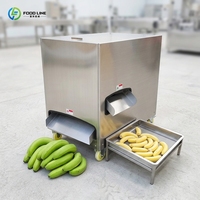 Automatische bananen schilmachine van 304 roestvrij staal voor hygiënische fruitverwerking
