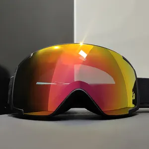 Gafas de esquí antiniebla personalizadas OEM ópticas Yijia, lentes con correas, gafas de esquí, protección UV400, gafas de esquí, gafas deportivas para snowboard