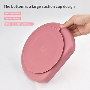 Plato de Silicona para Bebé con Succión, Libre de BPA, Ecológico, Apto para Lavavajillas, con Divisiones y Base Antideslizante - Product Image 6