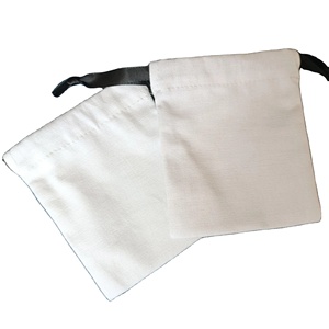 Natural Round Bottom Cotton <b>Linen</b> Drawstring Bag for <b>Candle</b> Custom Logo Cotton Muslin Gift <b>Candle</b> Pouch - Product Image 1