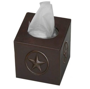 Caja de pañuelos de metal de acero inoxidable, caja cúbica para el hogar, Hotel y restaurante, caja de pañuelos decorativa - Product Image 3