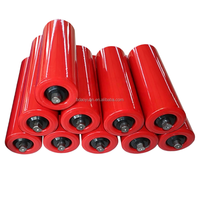 Nouvelle usine chinoise, vente en gros, rouleaux de convoyeur en acier de haute qualité, durables, revêtus de caoutchouc, pour usage agricole, avec une grande capacité de charge