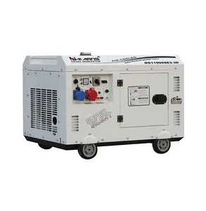 Máy Phát Điện Diesel Im Lặng Loại 10KVA 8KW 25kva DG11000SE3 50HZ 60HZ 110V 220V 230V 380V 400V Công Suất Bằng