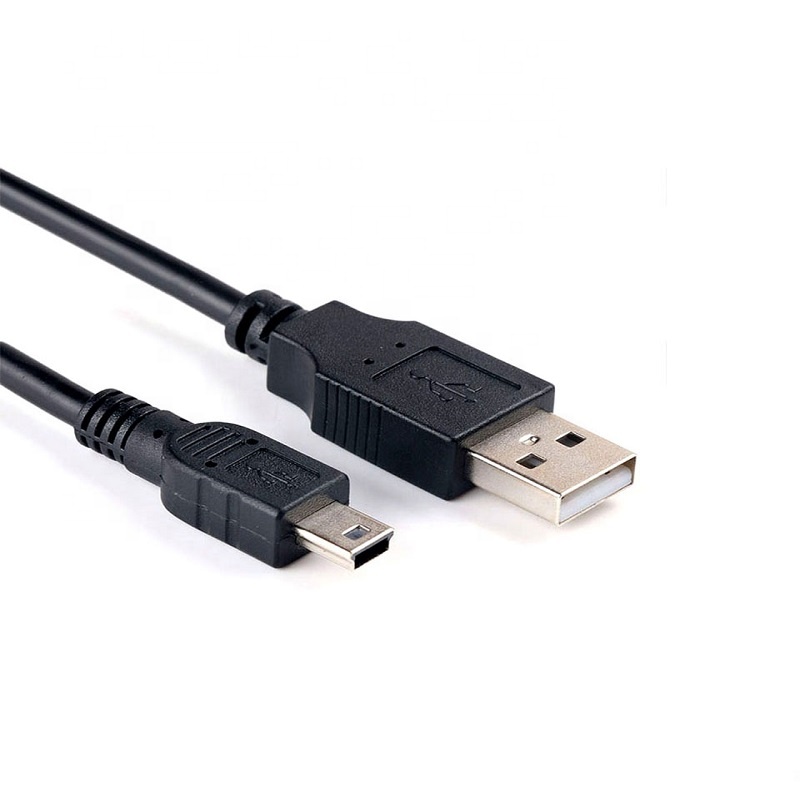 Type A USB 2.0 Male to 5 pin Male Mini usb Cable for power supply data transfer