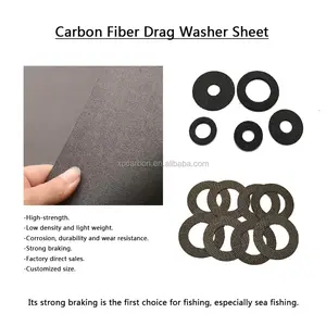 Carbon Fiber Drag Washer Carbon Tex Sheet For Fishing Reels