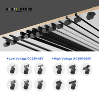 Rail magnétique encastré pour éclairage linéaire, spots LED de plafond, éclairage sur rail LED intérieur, haut-parleur Bluetooth