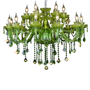 Lustre de cristal teto verde moderno led, luminária para quarto, cozinha, cor verde, lustre