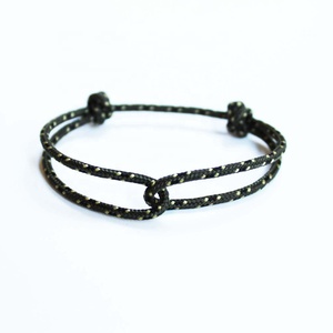 Nuovo Design Braccialetto Regolabile in Corda Paracord Intrecciata a Mano da 2mm con Moschettone in Lega di Zinco 241cm - Product Image 3