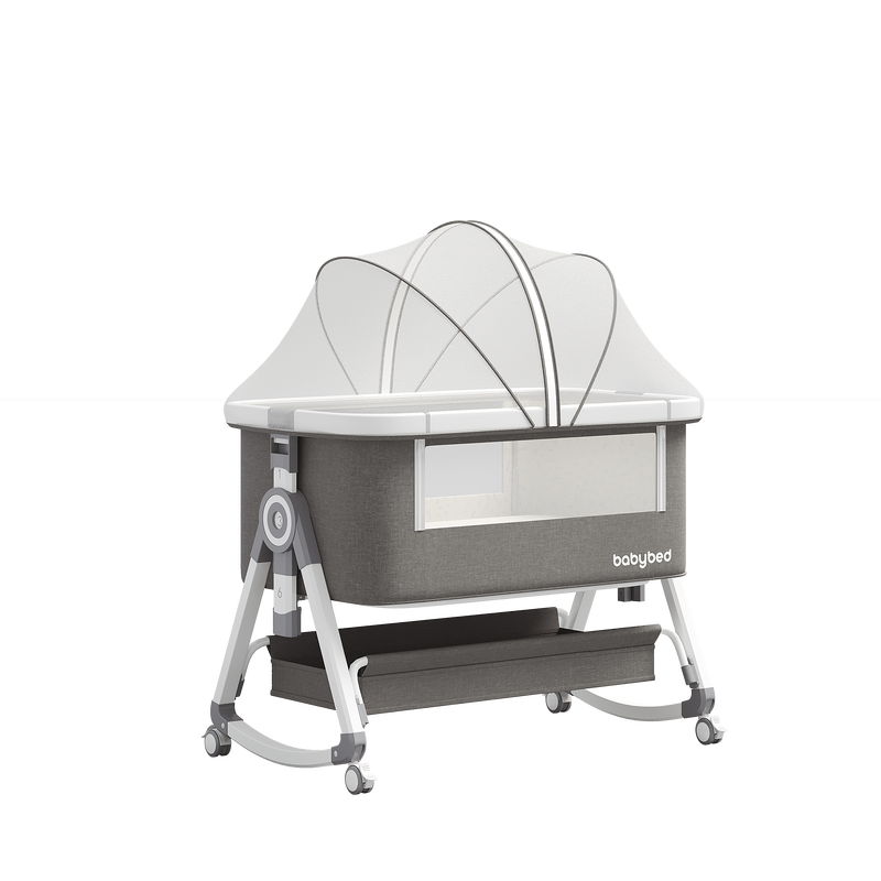 Luxury Aluminum Alloy Baby Bassinet Sleeping