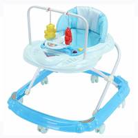 Prix d'usine en gros, marche-bébé en plastique réglable multifonction avec roues et siège