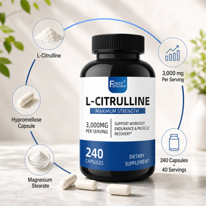 Suplemento Dietético de L-Citrulina con Etiqueta OEM, Apoyo para la Recuperación Muscular, Suplemento para Hombres y Mujeres, L-Citrulina 240 Cápsulas - Product Image 4