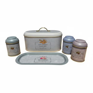 ชุดเก็บขนมปังและเครื่องเทศโลหะ 5 ชิ้น Evle Gourmet Storage Collection - Product Image 2