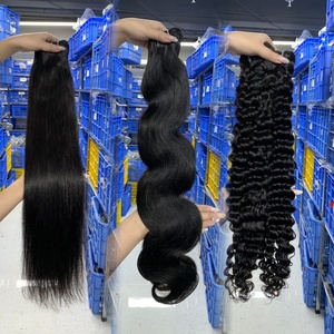 Cheveux vierges brésiliens de haute qualité 15A, alignés dans le sens de la cuticule, vente en gros de mèches de cheveux humains, fournisseur de cheveux vierges, mèches de cheveux vierges bruts - Product Image 5