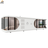 Maison conteneur mobile en acier écologique, étanche, préfabriquée, design moderne, durable, blanche, petite, vente en gros