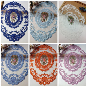 Napperon imperméable en coton brodé Style coréen traditionnel tapis de dîner en dentelle en gros hôtels de mariage matériel en papier tricoté - Product Image 6