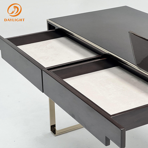 Meuble-lavabo de luxe italien, design moderne et simple <span class=keywords><strong>avec</strong></span> miroir <span class=keywords><strong>intégré</strong></span>, <span class=keywords><strong>bureau</strong></span> <span class=keywords><strong>intégré</strong></span> pour le maquillage et les études - Product Image 4