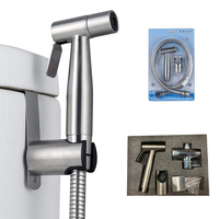 Salle de bain turque Nickel brossé Shattaf Bidet de toilette sus304 jet de bidet à main shattaf toilette bidet pulvérisateur ensemble