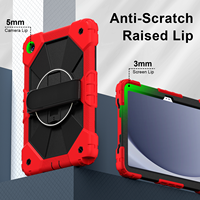 Étui antichoc Armor pour Samsung Tab A11 Plus 11 2025 A9 Plus 11 2023 avec support rotatif à 360°, dragonne et bandoulière, pour enfants, OEM ODM