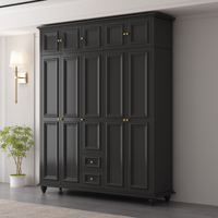 Armoire moderne de style tendance avec un grand espace de rangement, en MDF durable, pour la chambre à coucher et l'hôtel