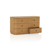 Meubles de rangement pour salon haut de gamme fabriqués à la main, design moderne, commode à 6 tiroirs