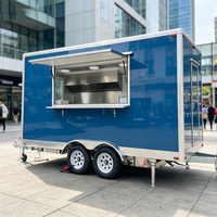 Remorque alimentaire mobile pour tacos avec station de cuisson Carne Asada, comptoir de préparation réfrigéré pour entreprise de restauration mexicaine