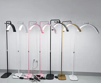 Lampe de beauté demi-lune 28 pouces pour cils, spa, maquillage, tatouage - Idéale pour la photographie et le soin des cils - Livraison directe